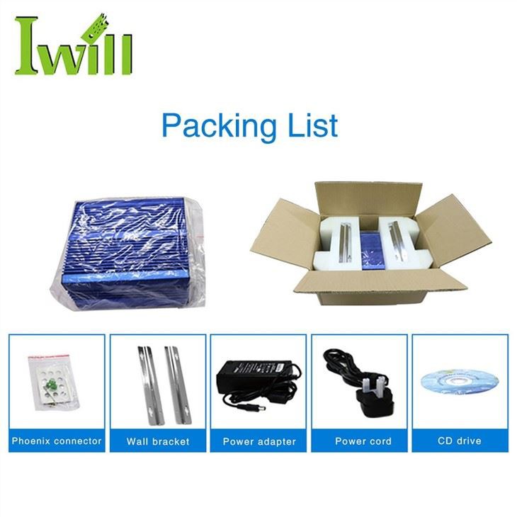 J1900 Quad Core Fanless IPC With 1*PCI Slot